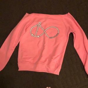 Sweaters - Off the shoulder sweatshirt Sweaters - Off the shoulder sweatshirt